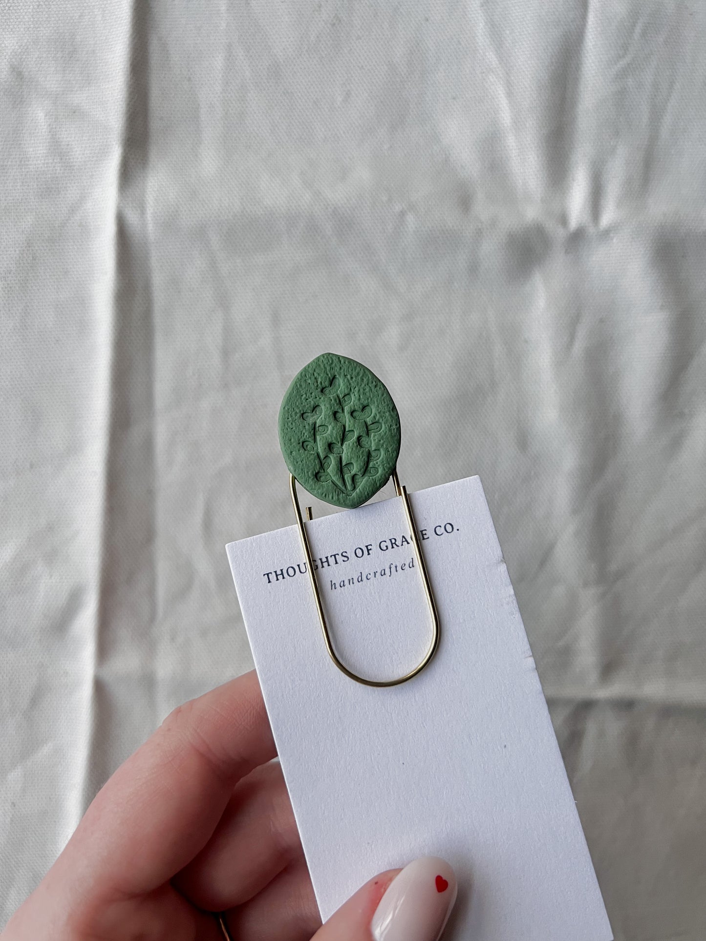 Ivy Paperclip Bookmark