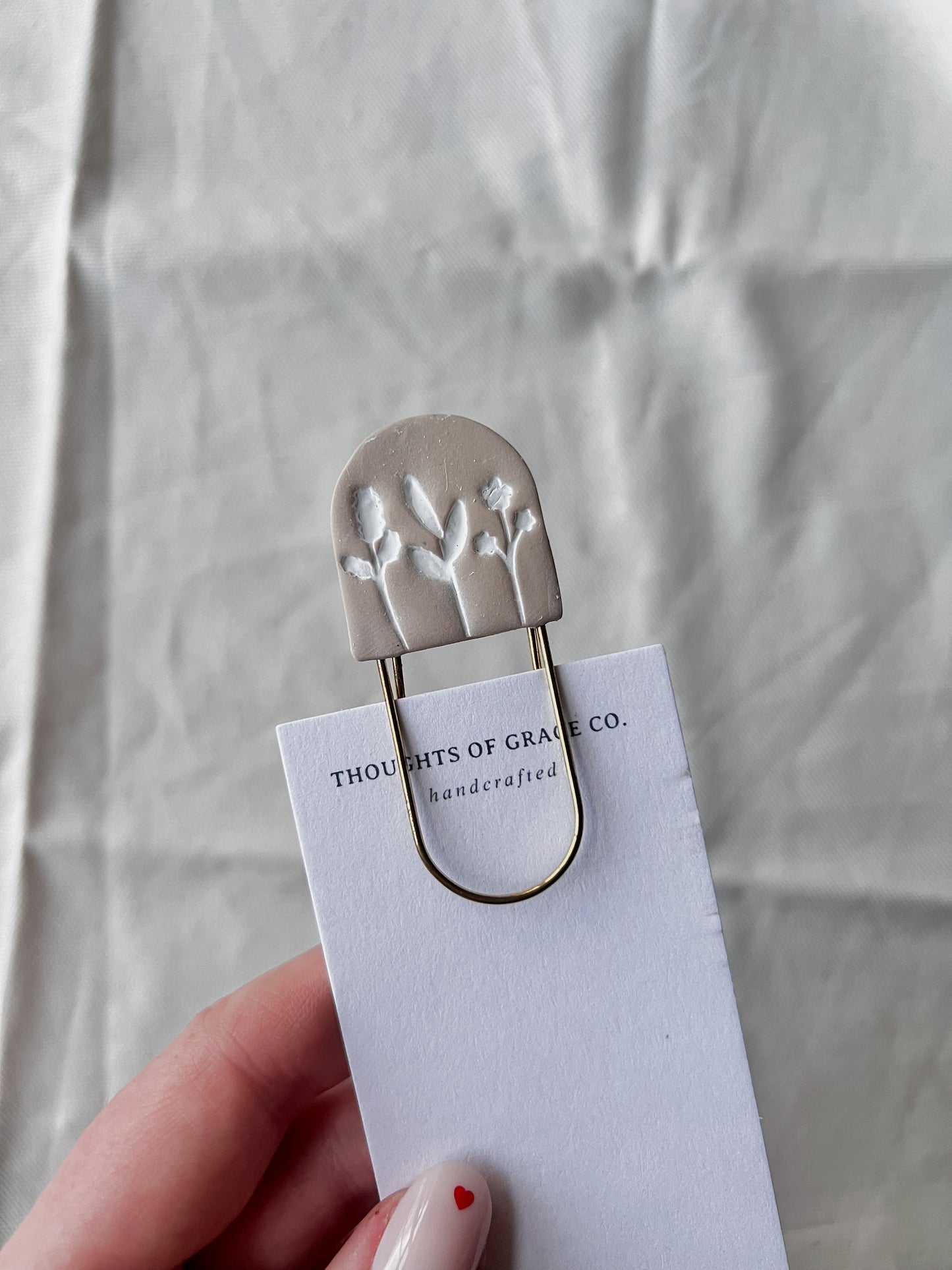 Pampas Paperclip Bookmark