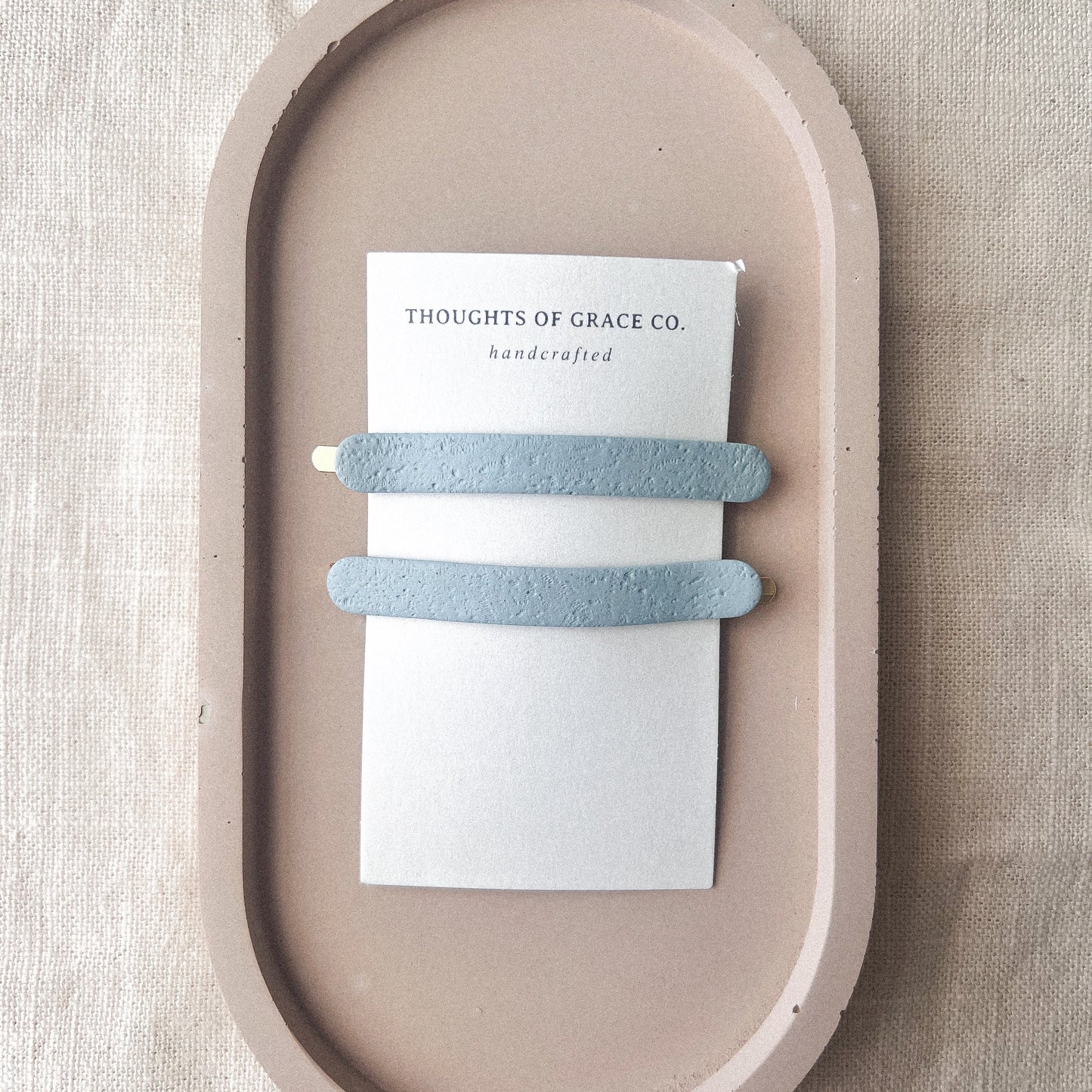 Phoebe Barrettes | Baby Blue