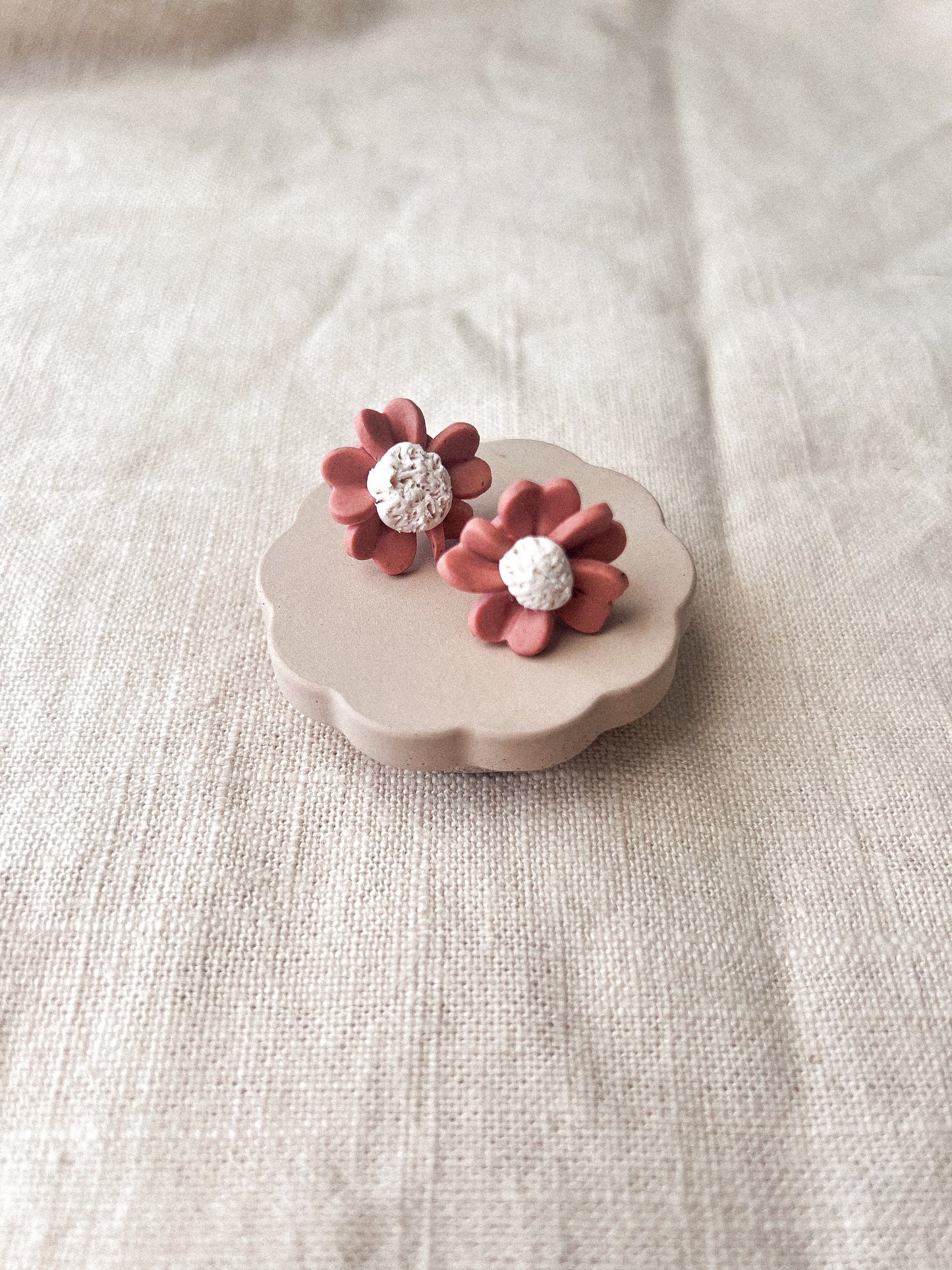 Mini Floral Studs | Rose
