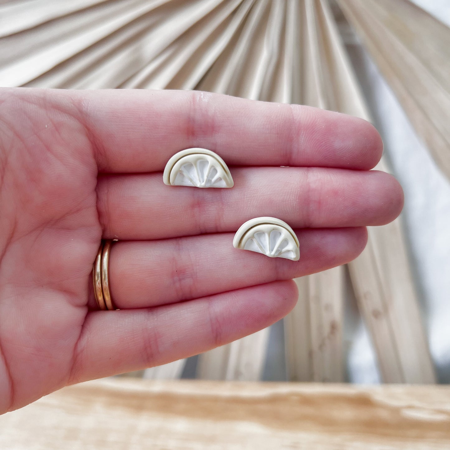 Lemon Wedge Studs