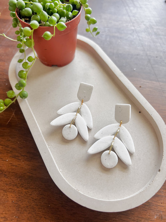 Iris Dangles | Cream