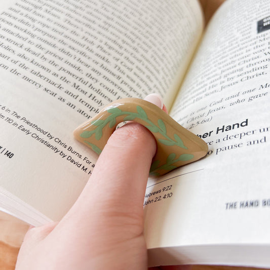 Book Page Ring | Coffee + Vines