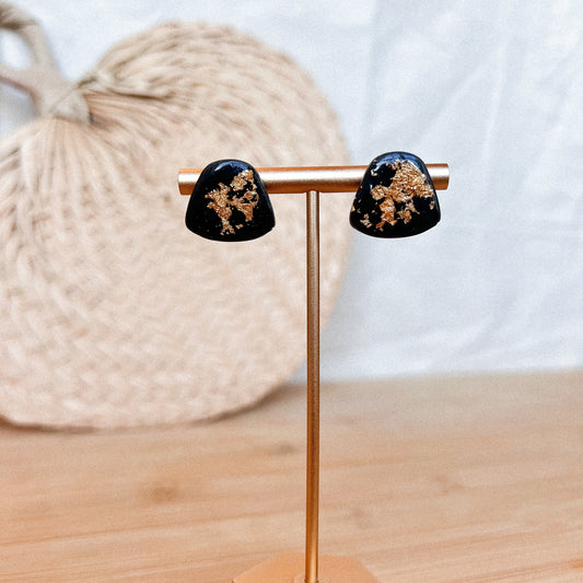 Dawn Studs | Gold Leaf