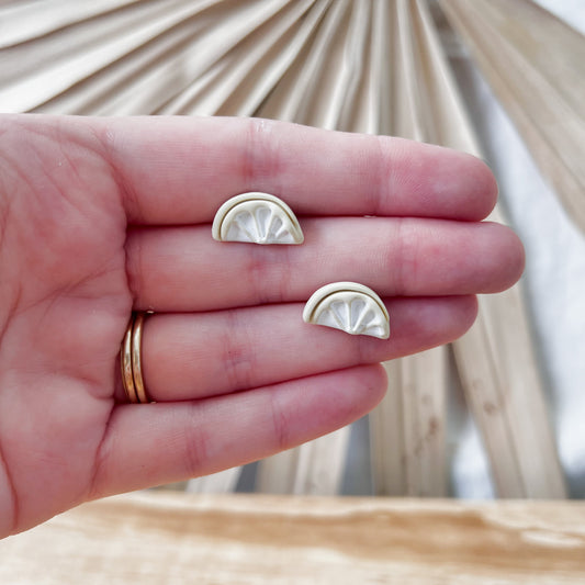 Lemon Wedge Studs